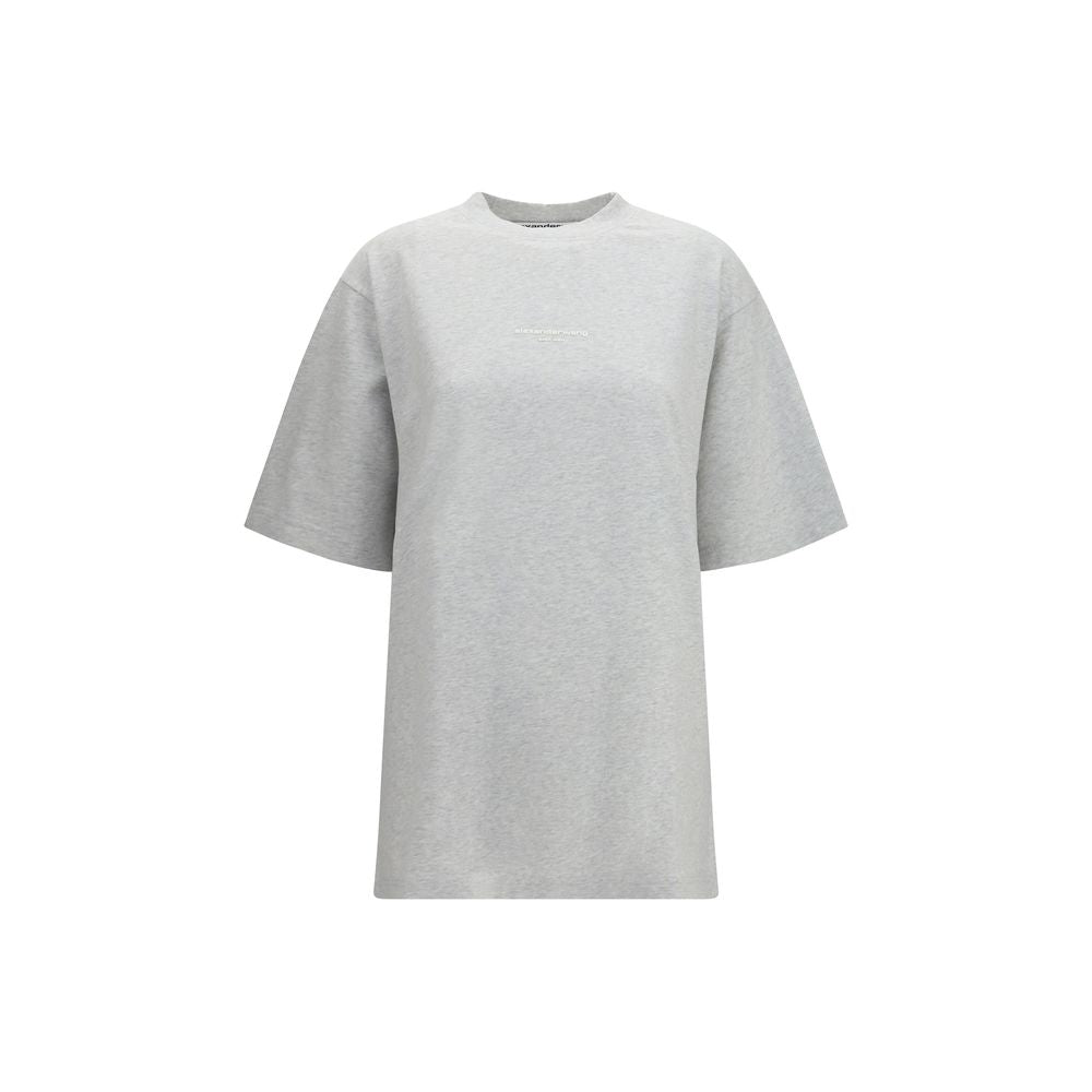 Alexander Wang Gray Cotton T-Shirt - Eljoys Fashion 