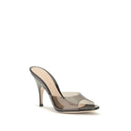 Gianvito Rossi Black Polyurethane Sandals - Eljoys Fashion 