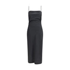 Calvin Klein Gray Wool Oves Aries Cocktail Dress - Eljoys Fashion 