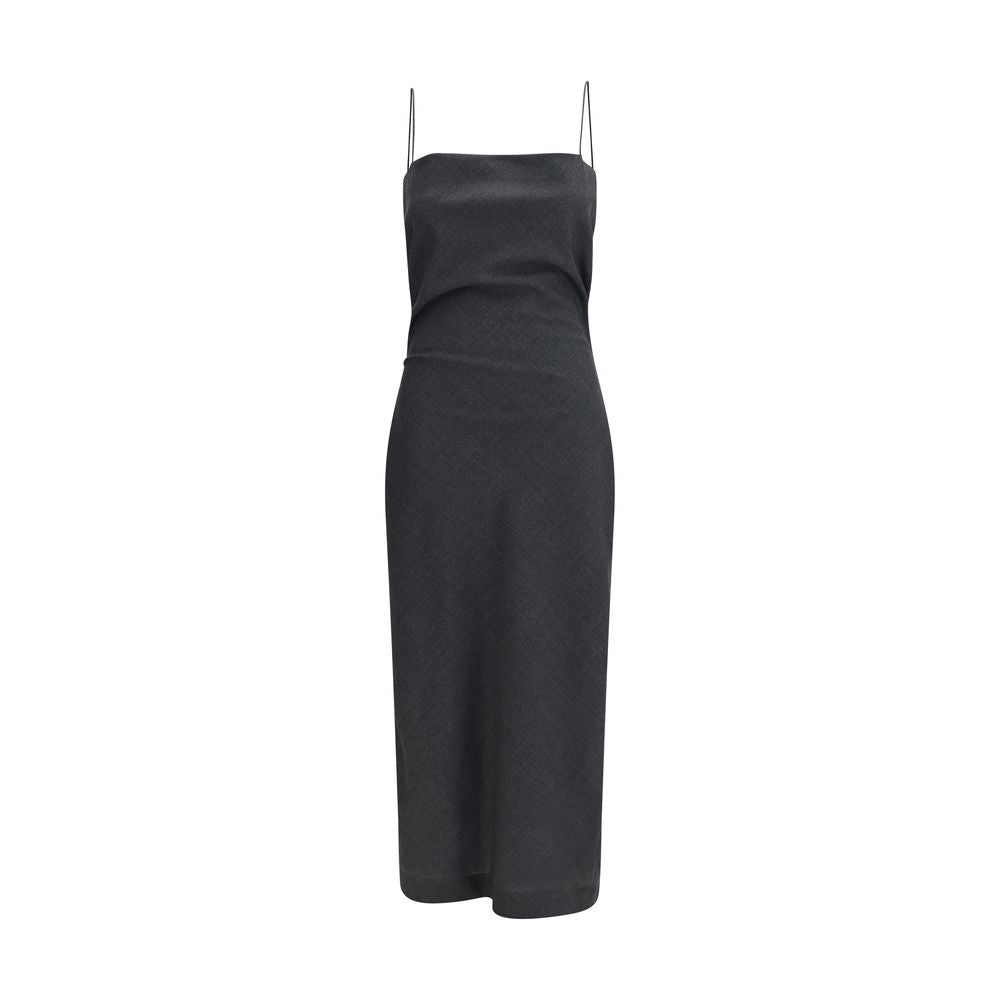 Calvin Klein Gray Wool Oves Aries Cocktail Dress - Eljoys Fashion 