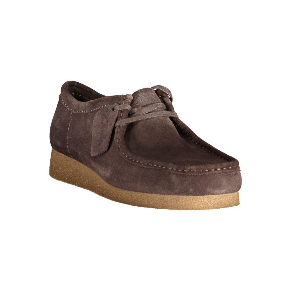 Clarks Marrone Leather Men Sneaker - Eljoys Fashion 