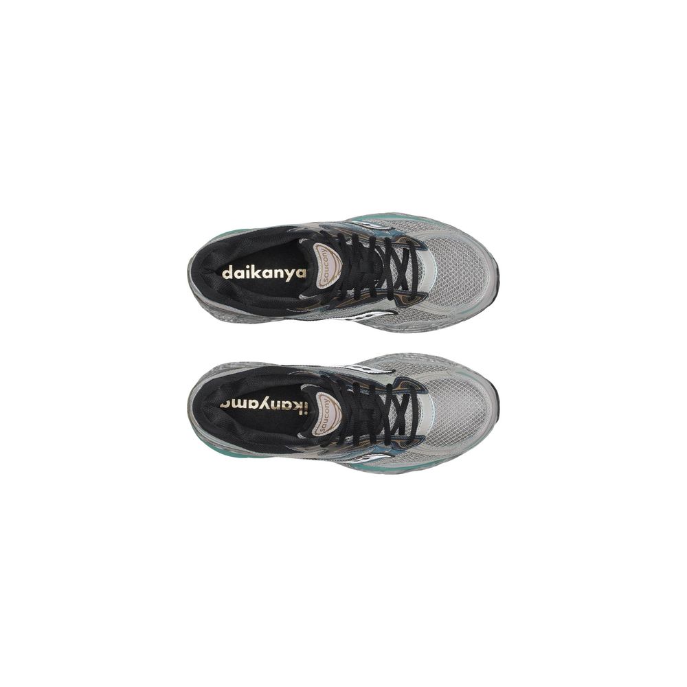 Saucony Gray Synthetic Athletic Sneakers - Eljoys Fashion 