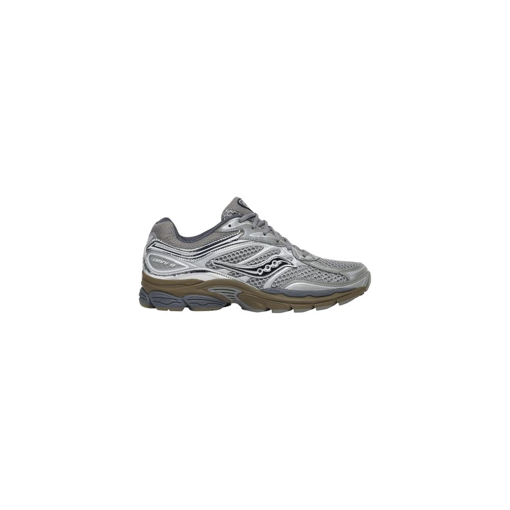 Saucony Silver Synthetic Athletic Sneakers - Eljoys Fashion 