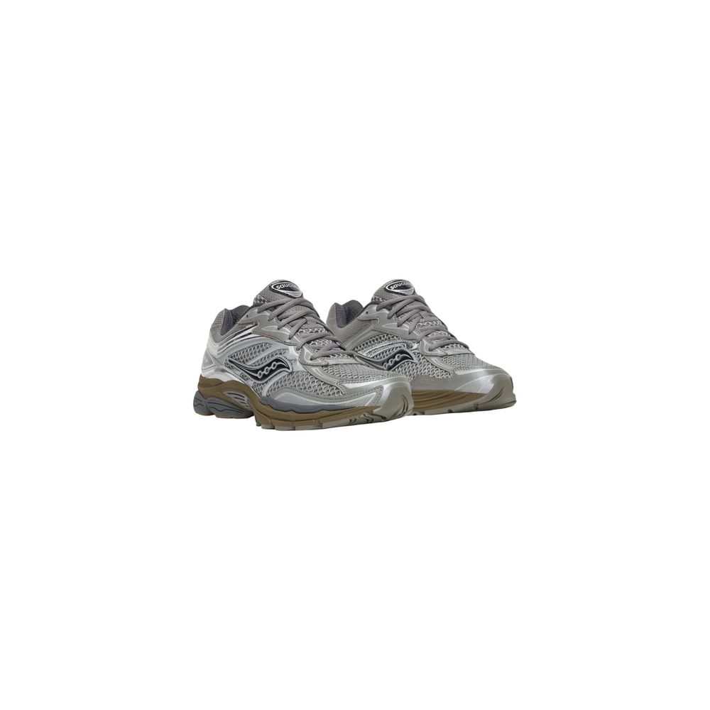 Saucony Silver Synthetic Athletic Sneakers - Eljoys Fashion 