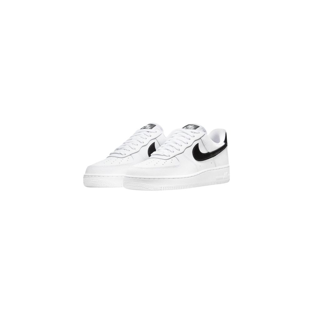 Nike Black And White Leather Low Top Sneakers - Eljoys Fashion 