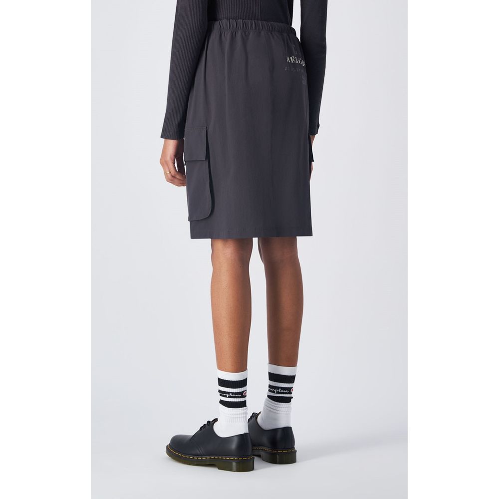 Champion Black Polyamide Midi Skirt - Eljoys Fashion 