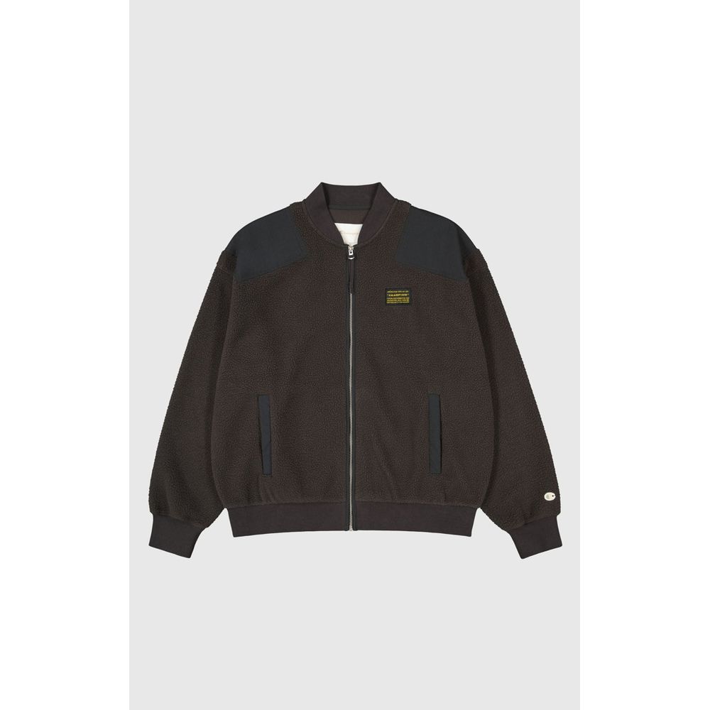 Champion Black Polyester Bomber - Eljoys Fashion 