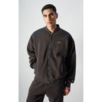 Champion Black Polyester Bomber - Eljoys Fashion 