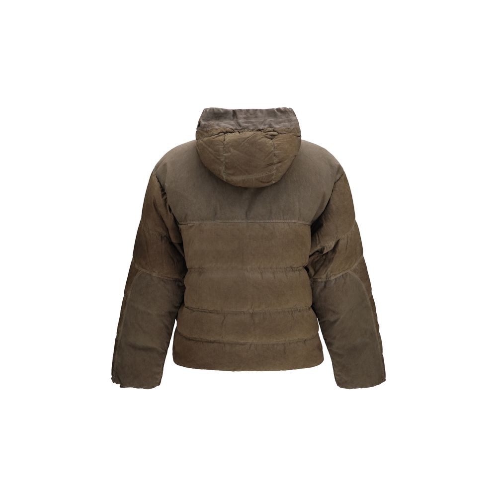 C.P. Company Brown Polyamide Full-Length Jacket - Eljoys Fashion 