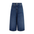 Brunello Cucinelli Blue Denim Shorts - Eljoys Fashion 