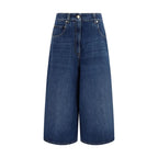 Brunello Cucinelli Blue Denim Shorts - Eljoys Fashion 