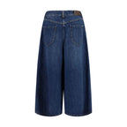 Brunello Cucinelli Blue Denim Shorts - Eljoys Fashion 