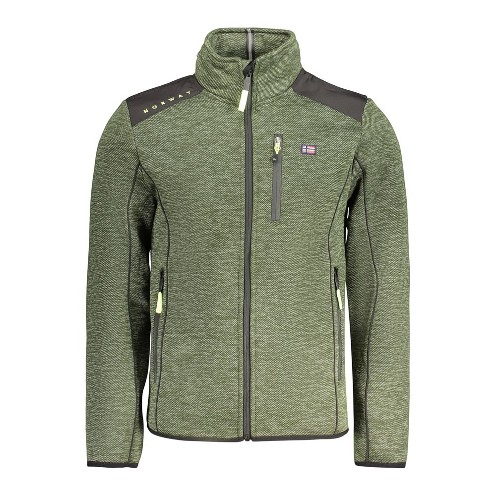 Norway 1963 Verde Polyester Men's Jacket - Eljoys Fashion 