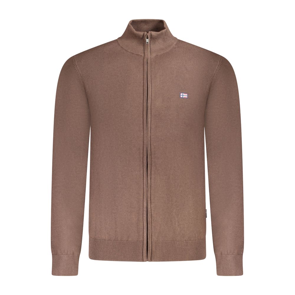 Norway 1963 Brown Polyester Men's Sweater - Eljoys Fashion 