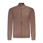 Norway 1963 Brown Polyester Men's Sweater - Eljoys Fashion 
