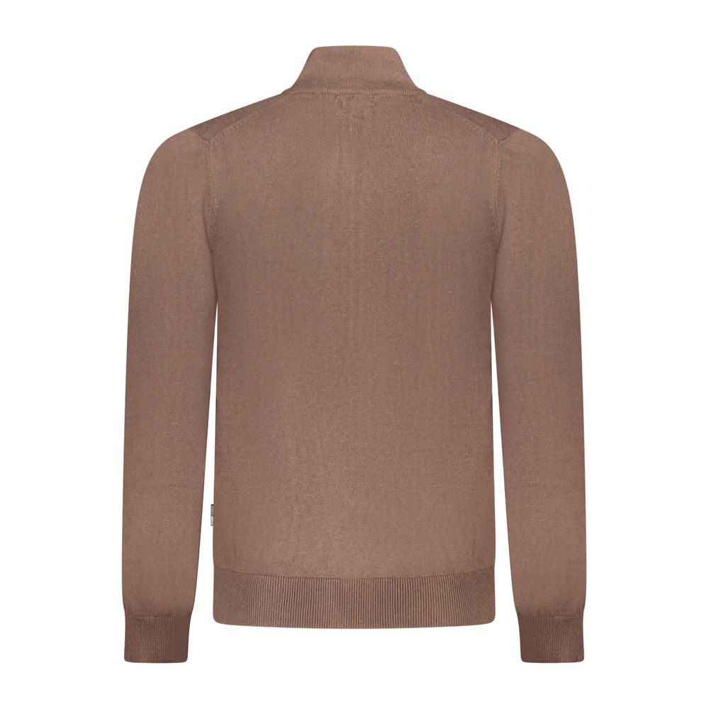 Norway 1963 Brown Polyester Men's Sweater - Eljoys Fashion 