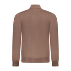 Norway 1963 Brown Polyester Men's Sweater - Eljoys Fashion 