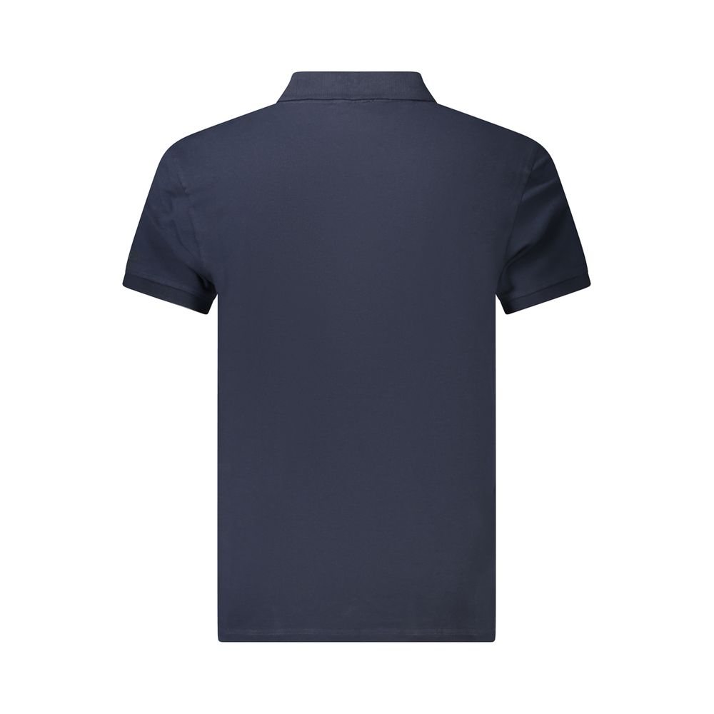 Iceberg Blue Cotton Mens Polo Shirt - Eljoys Fashion 