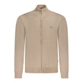 Norway 1963 Brown Polyester Men's Cardigan - Eljoys Fashion 