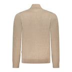Norway 1963 Brown Polyester Men's Cardigan - Eljoys Fashion 