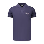 Iceberg Blue Cotton Men's Polo Shirt - Eljoys Fashion 