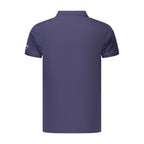 Iceberg Blue Cotton Men's Polo Shirt - Eljoys Fashion 