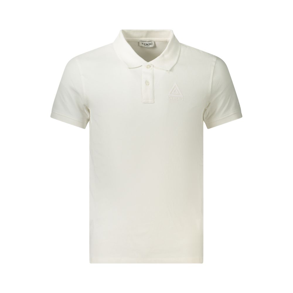 Iceberg Bianco Cotton Uomo Polo - Eljoys Fashion 
