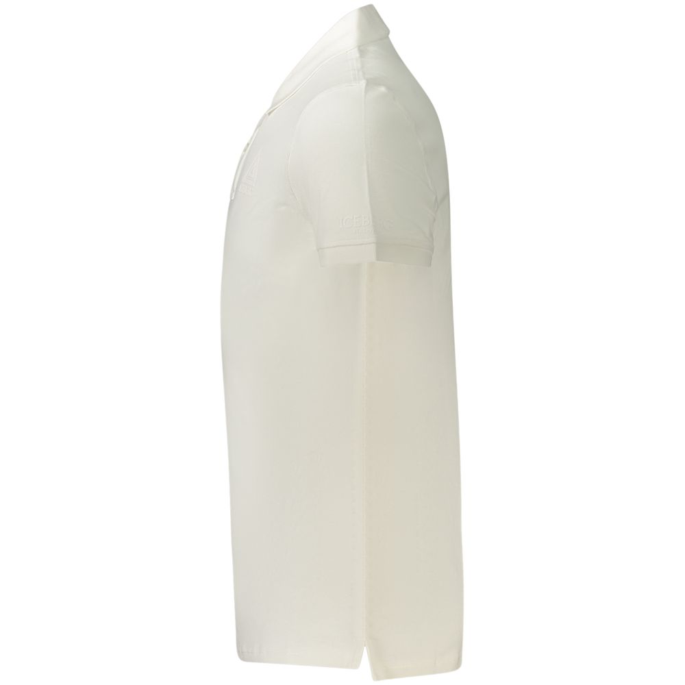 Iceberg Bianco Cotton Uomo Polo - Eljoys Fashion 