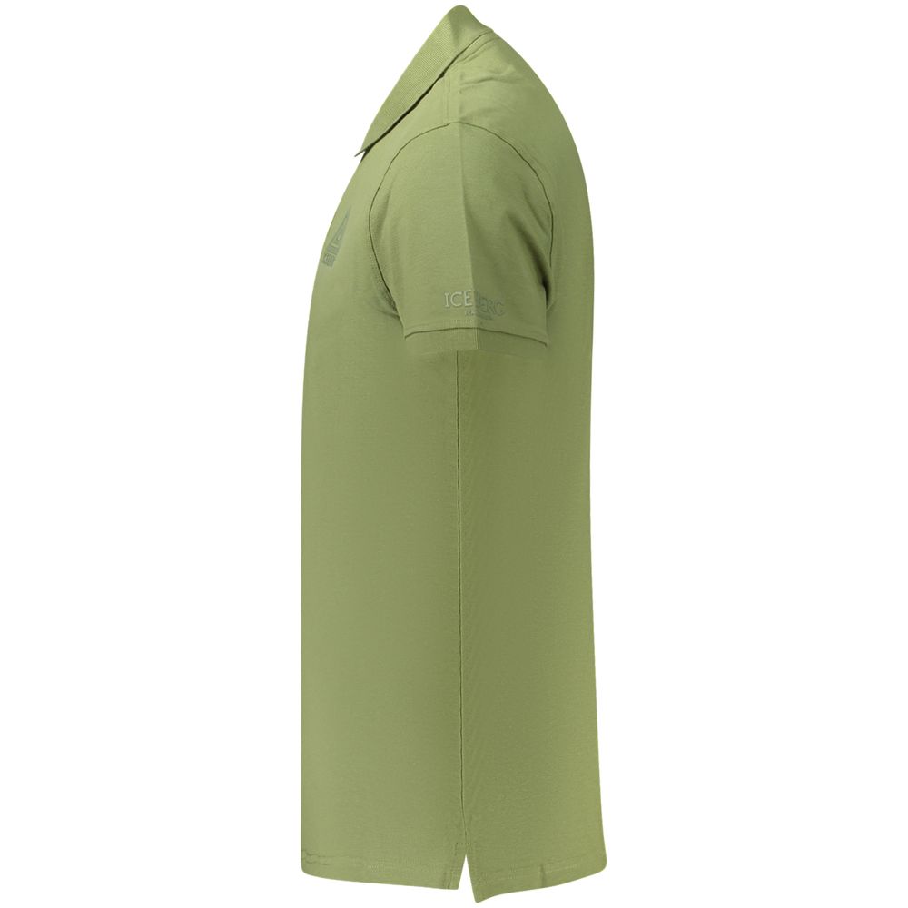 Iceberg Verde Cotton Men's Polo - Eljoys Fashion 