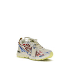Off-White Multicolor Polyester Athletic Sneakers - Eljoys Fashion 