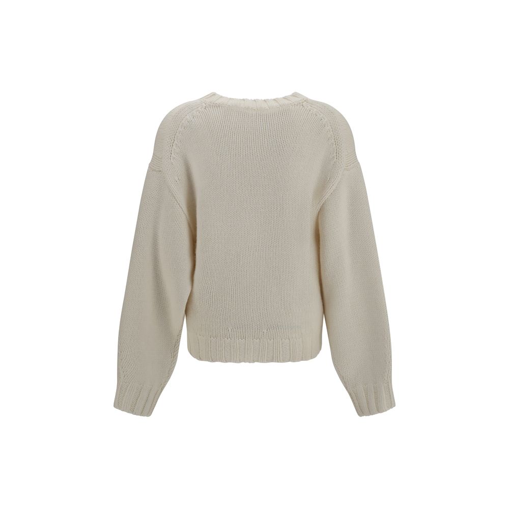 Khaite Beige Cashmere Sweater - Eljoys Fashion 