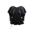 Khaite Black Silk Blouse - Eljoys Fashion 