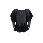 Khaite Black Silk Blouse - Eljoys Fashion 