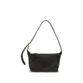 Miu Miu Black Suede Leather Shoulder Bag - Eljoys Fashion 