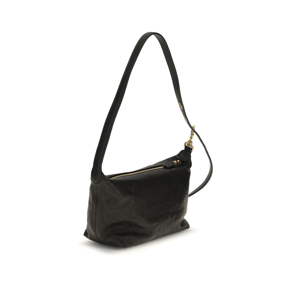 Miu Miu Black Suede Leather Shoulder Bag - Eljoys Fashion 