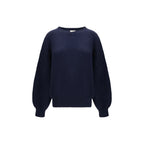 Khaite Blue Cashmere Sweater - Eljoys Fashion 