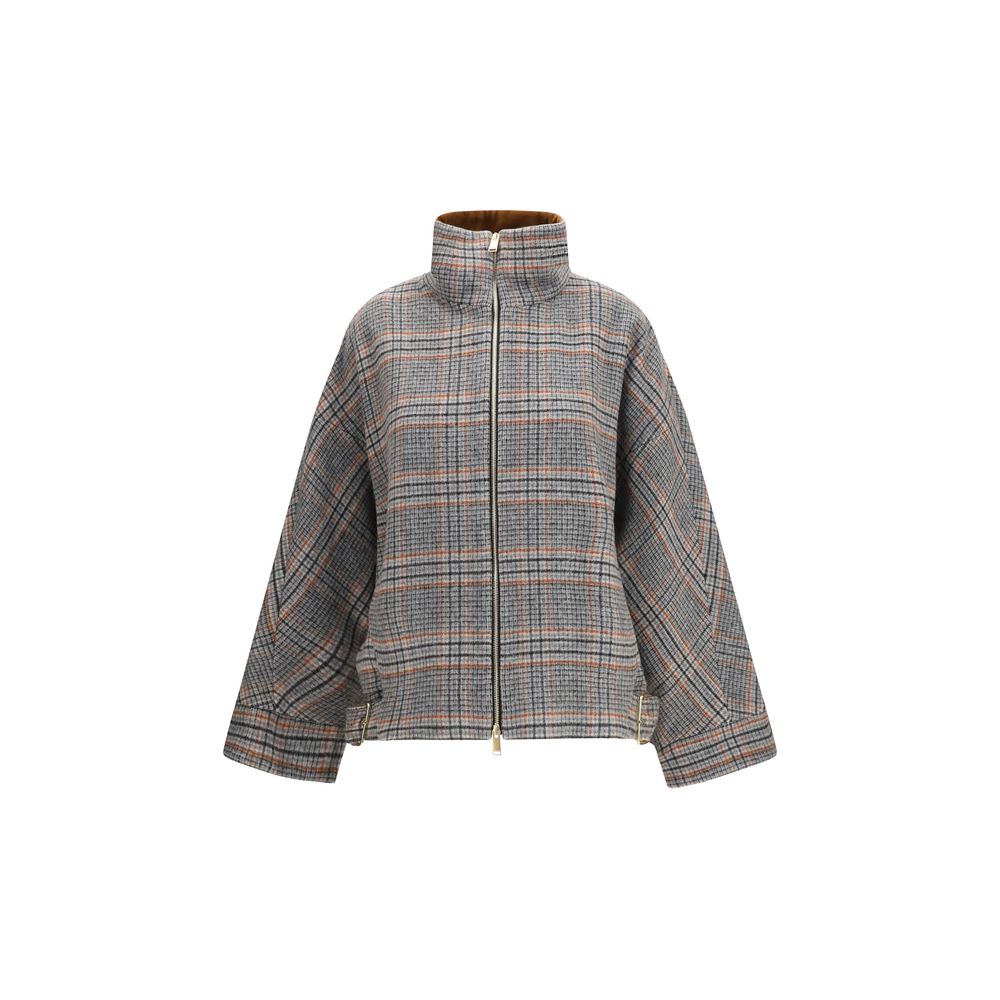 Darkpark Gray Wool Oves Aries Bomber - Eljoys Fashion 