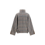 Darkpark Gray Wool Oves Aries Bomber - Eljoys Fashion 