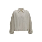Darkpark Beige Polyester Sweatshirt - Eljoys Fashion 