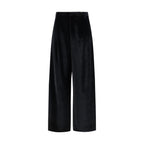Darkpark Black Viscose Casual Pants - Eljoys Fashion 