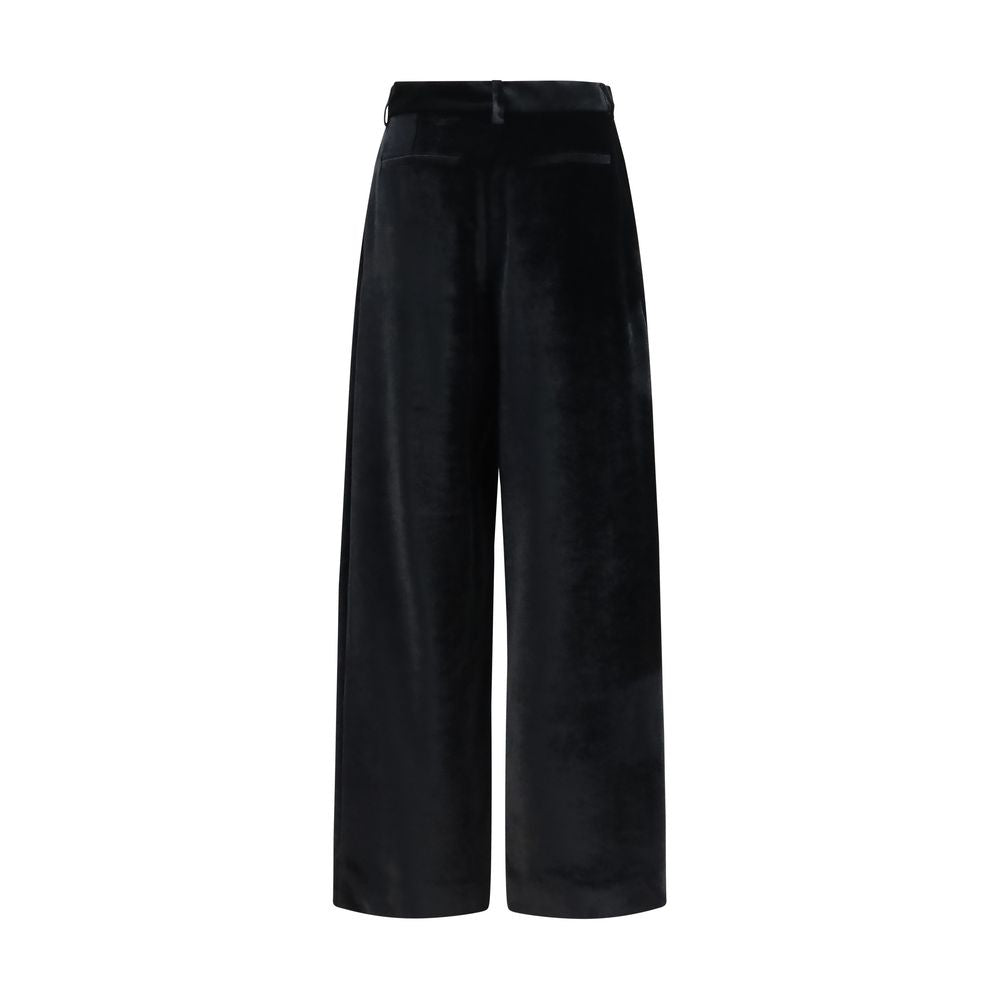 Darkpark Black Viscose Casual Pants - Eljoys Fashion 