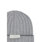 Brunello Cucinelli Gray Cashmere Beanie - Eljoys Fashion 