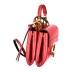 Coccinelle Red Leather Women's Bag - Eljoys Fashion 