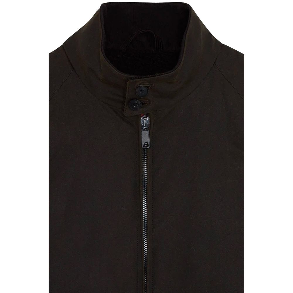 Baracuta Black Cotton Bomber - Eljoys Fashion 