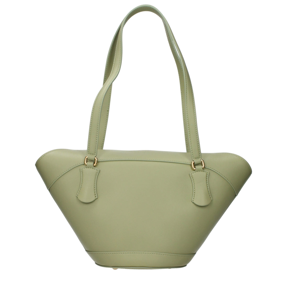 Dolce & Gabbana Green Leather Shoulder Bag - Eljoys Fashion 