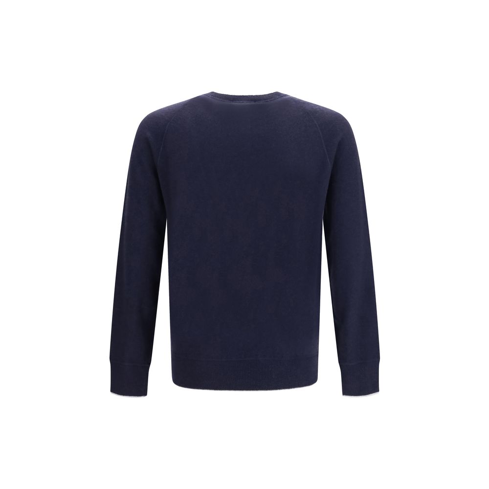 Aragona Cashmere Blue Cashmere Sweater - Eljoys Fashion 