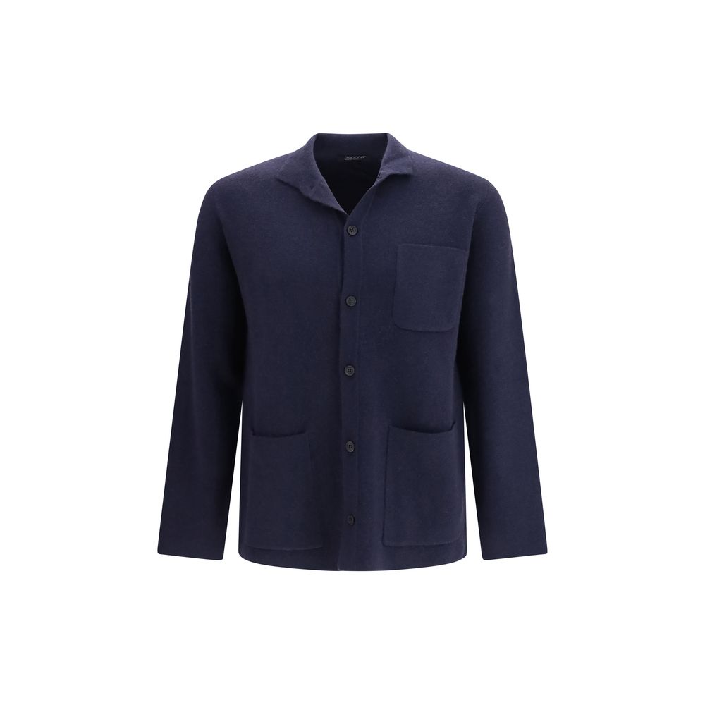 Aragona Cashmere Blue Cashmere Cardigan - Eljoys Fashion 