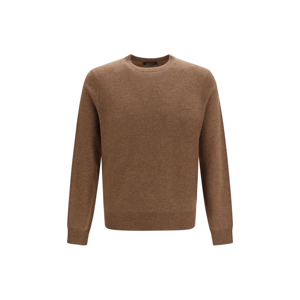 Aragona Cashmere Brown Cashmere Sweater - Eljoys Fashion 
