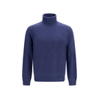 Aragona Cashmere Blue Cashmere Turtleneck - Eljoys Fashion 