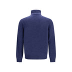 Aragona Cashmere Blue Cashmere Turtleneck - Eljoys Fashion 